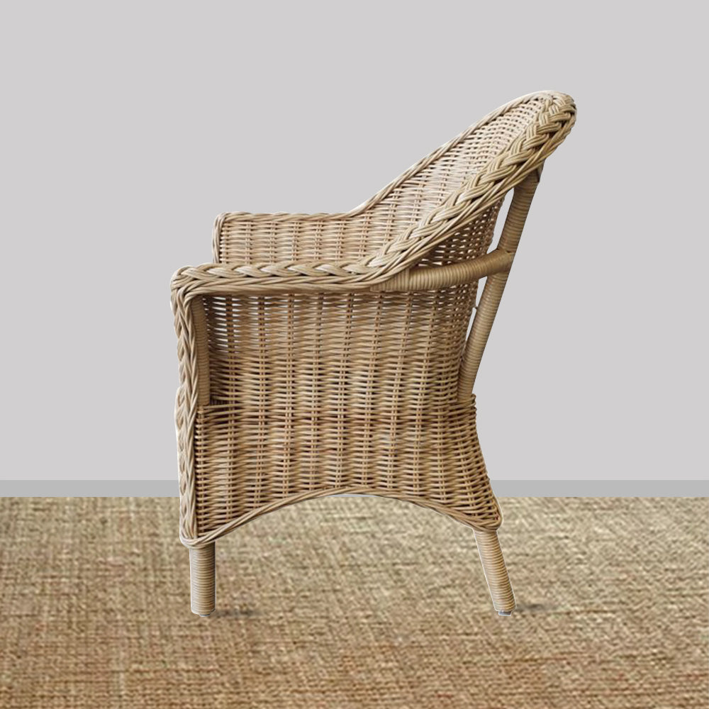 Santorini Woven Chair (Plait Arm) – Natural