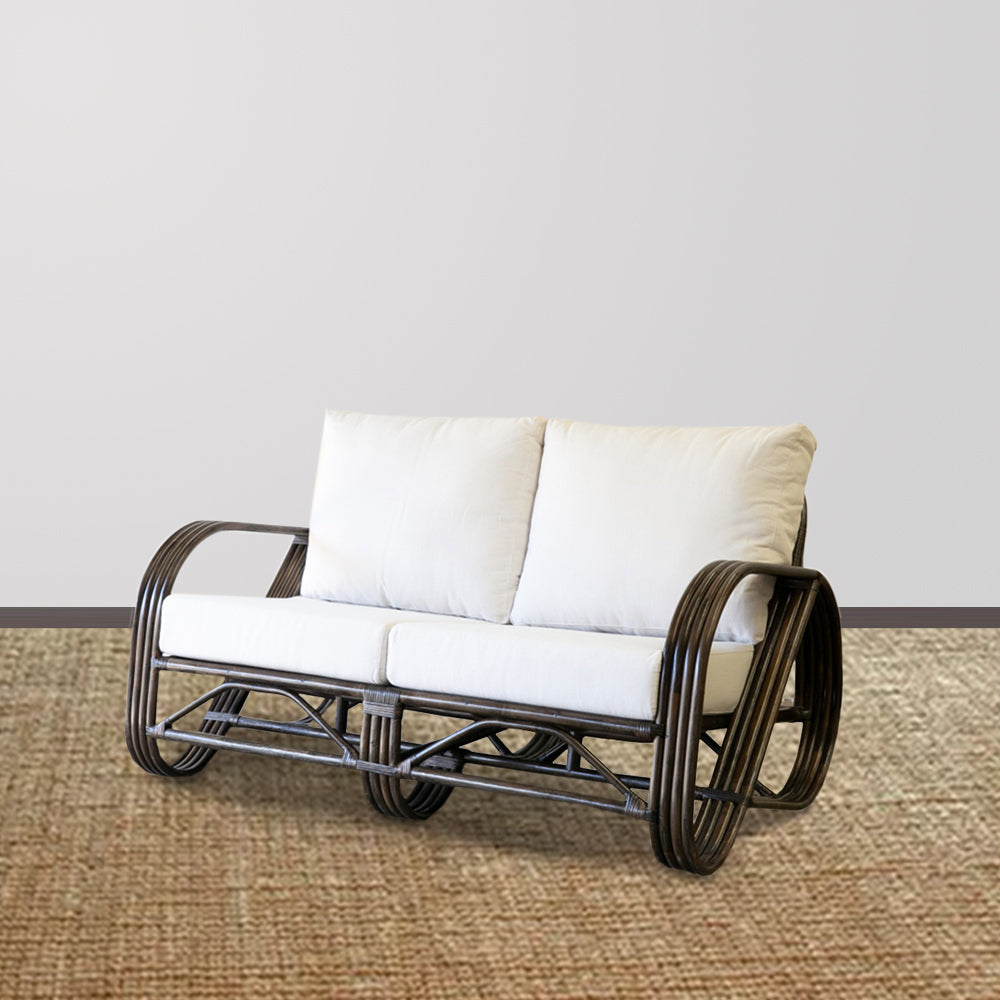 Coastal Retreat Rattan Sofa