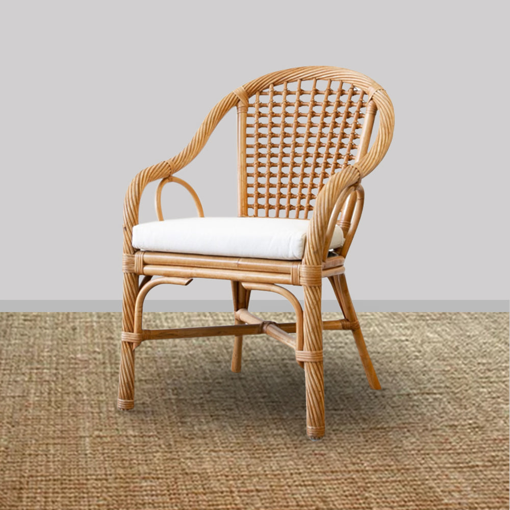 Sandy Beach Wicker Chair – Honey