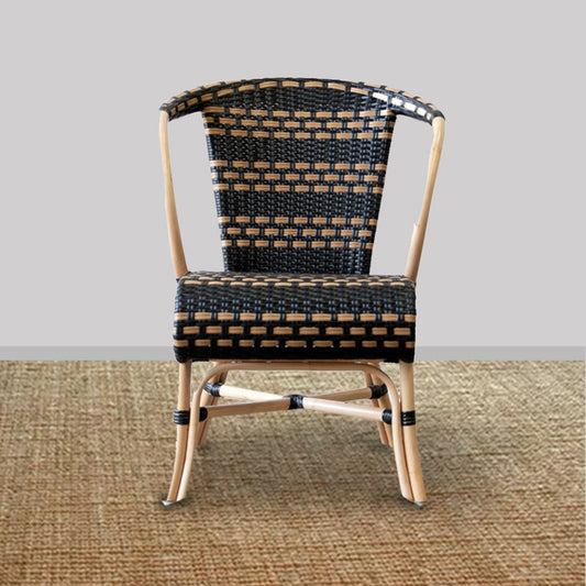 Beachcomber Woven Chair – Black / Taupe
