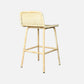 Coastal Comfort Rattan Barstool