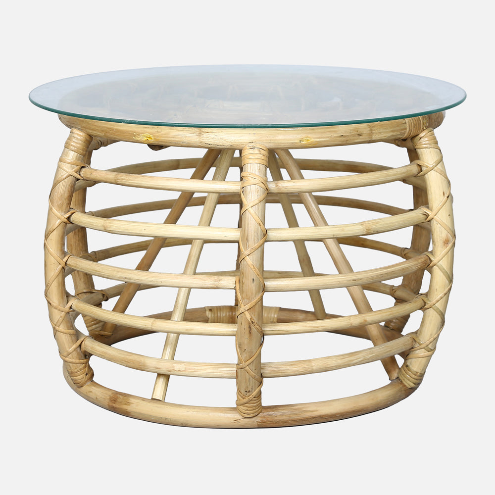 Driftwood Delight Rattan Table