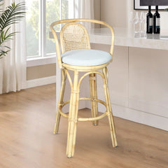 Nature's Elegance Bamboo Barstool