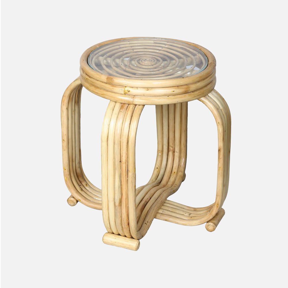 Tranquil Tides Rattan Side Table