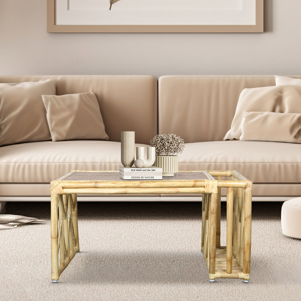 Tropic Twilight Cane Coffee Table