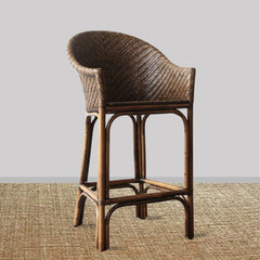 Coastal Sienna Rattan Barchair – Brown Wash