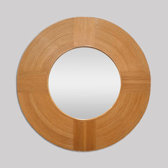 Honey Twist Round Mirror