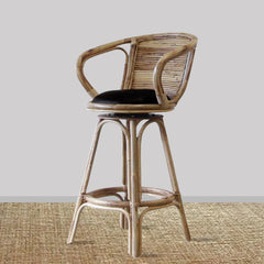 Natural Elegance Swivel Barstool