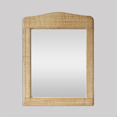 Natural Harmony Rattan Mirror