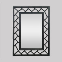 Noir Rattan Mirror