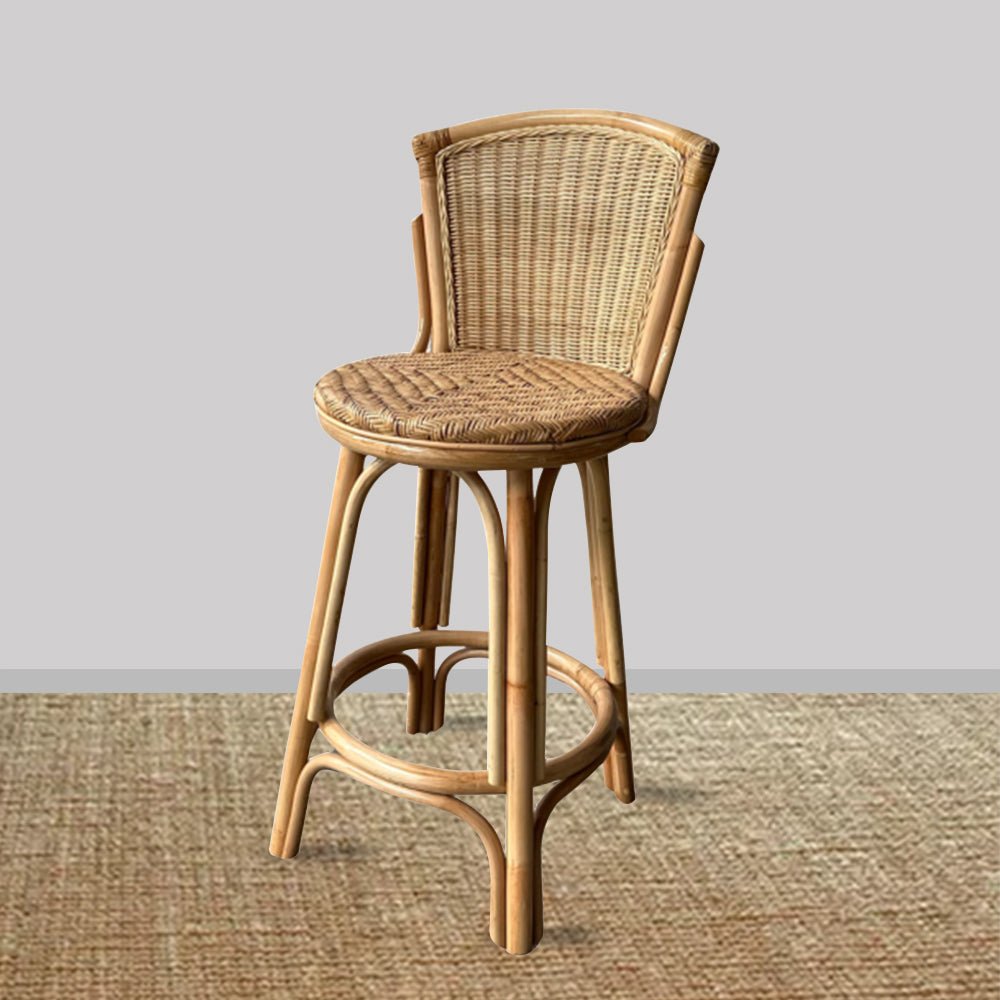 Seagrass Rattan Barstool – Natural