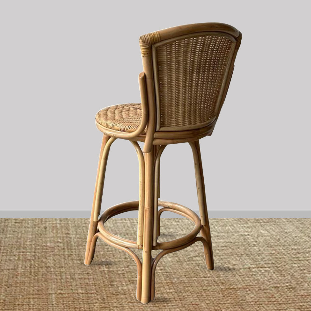 Seagrass Rattan Barstool – Natural