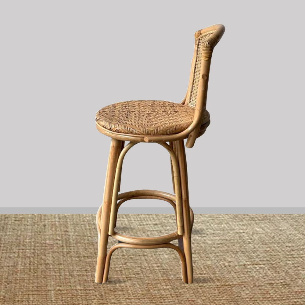 Seagrass Rattan Barstool – Natural