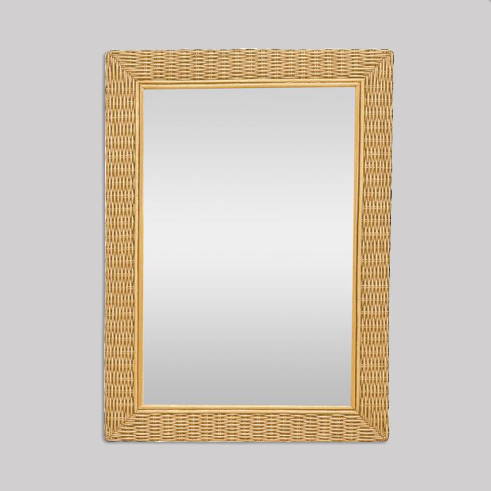 Shoreline Wicker Mirror - Natural